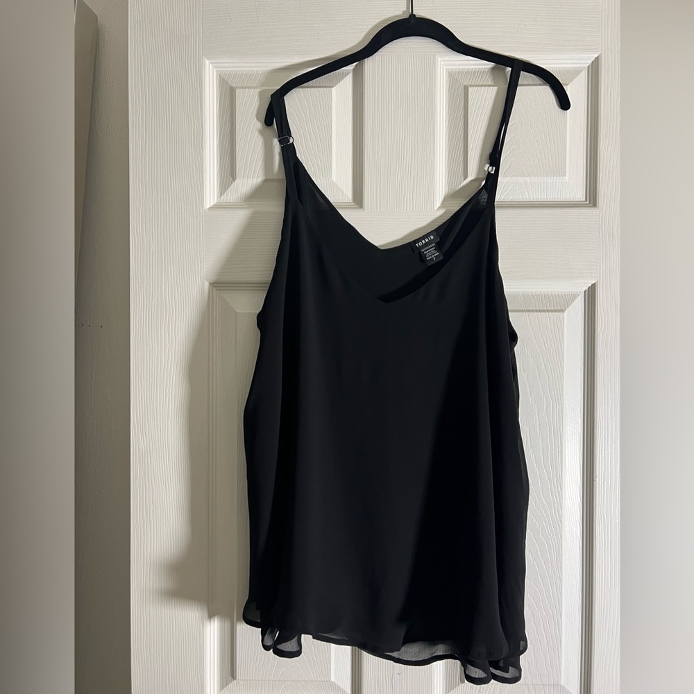 Torrid Black Chiffon Swing Cami Sz 2x